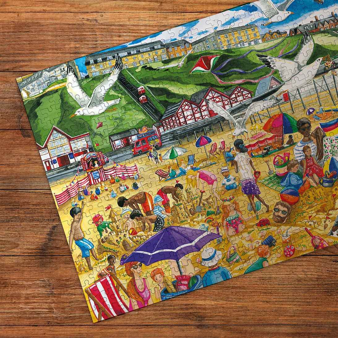 gibsons-saltburn-by-the-sea-puzzle-500-teile-strandmotiv image 3