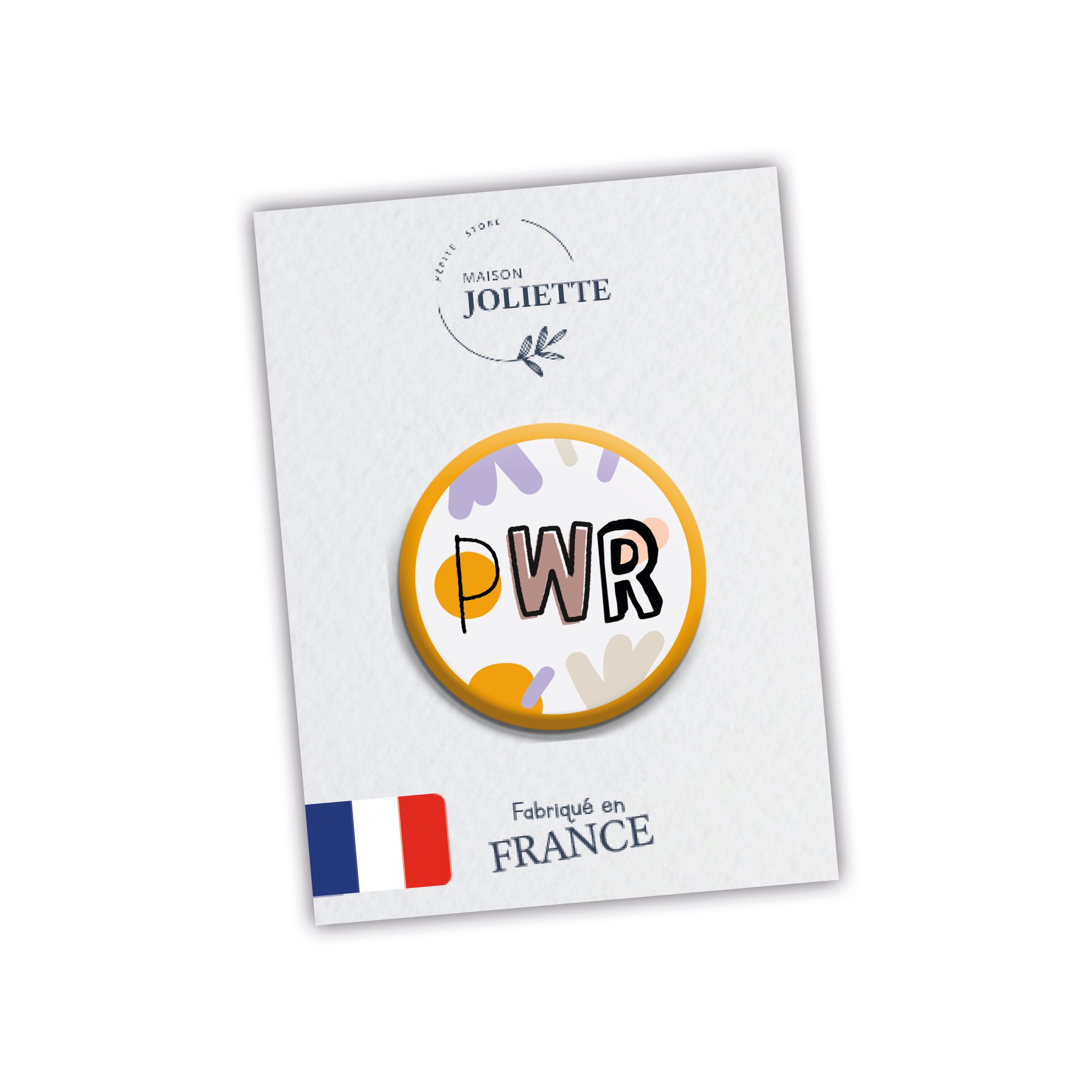 maison-joliette-l-atelier-pwr-badge-32-mm-anstecker image 2