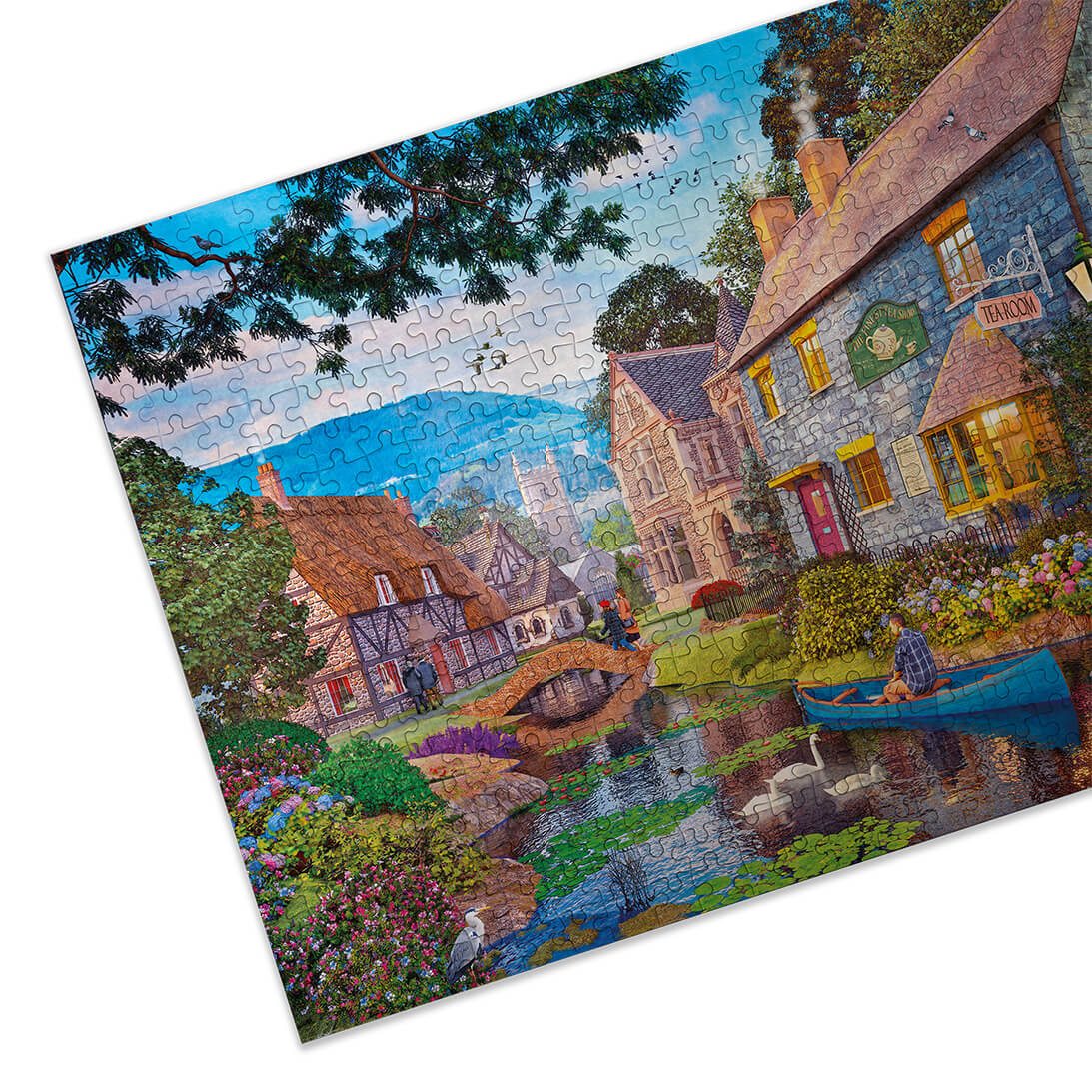 gibsons-tea-on-the-river-puzzle-500-teile-fluss image 7