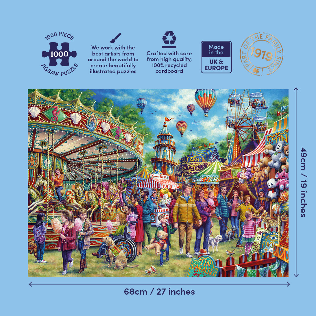 gibsons-fun-at-the-fair-puzzle-1000-teile-jahrmarkt image 4