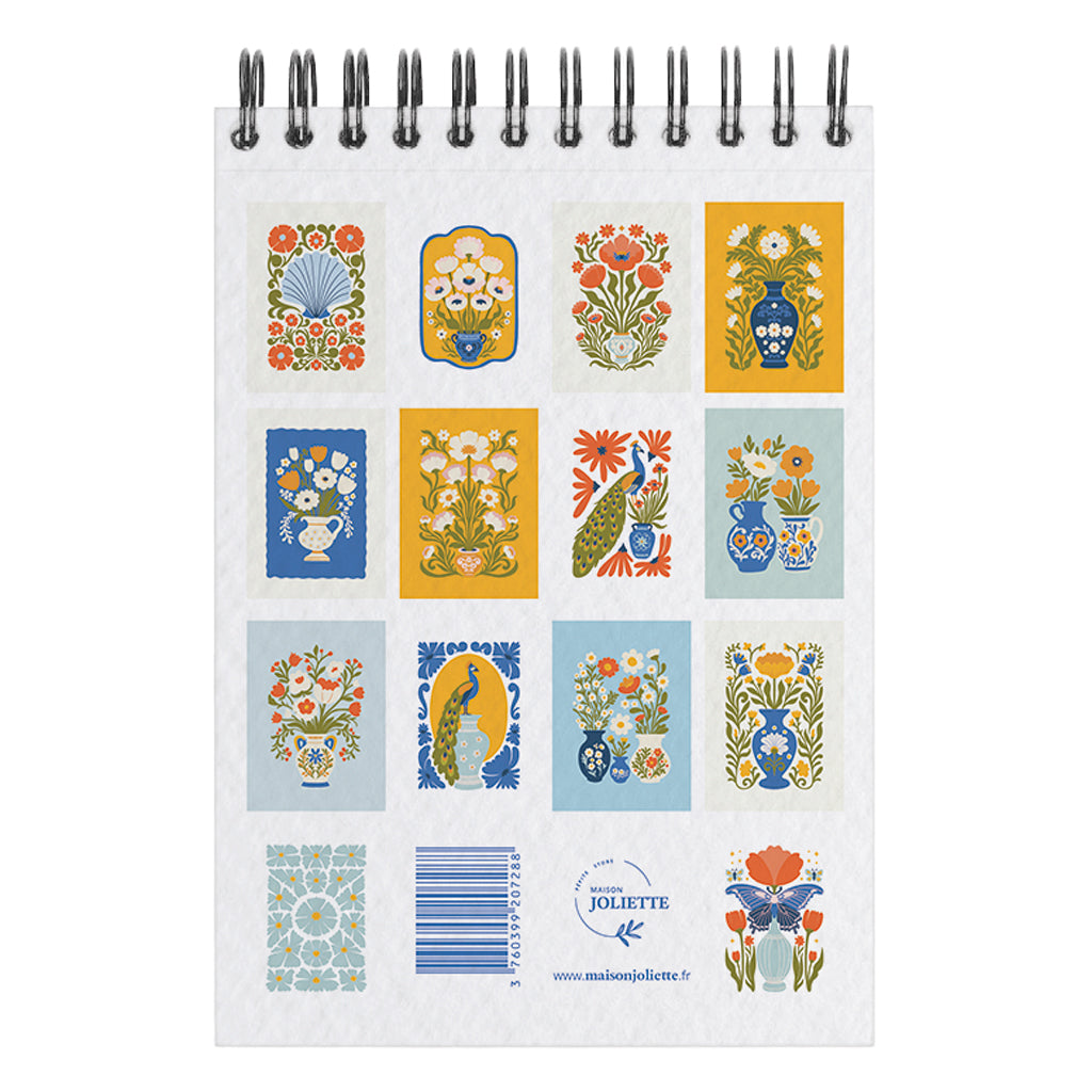 maison-joliette-bloom-a6-malbuch-14-blumenmotive-300g image 3