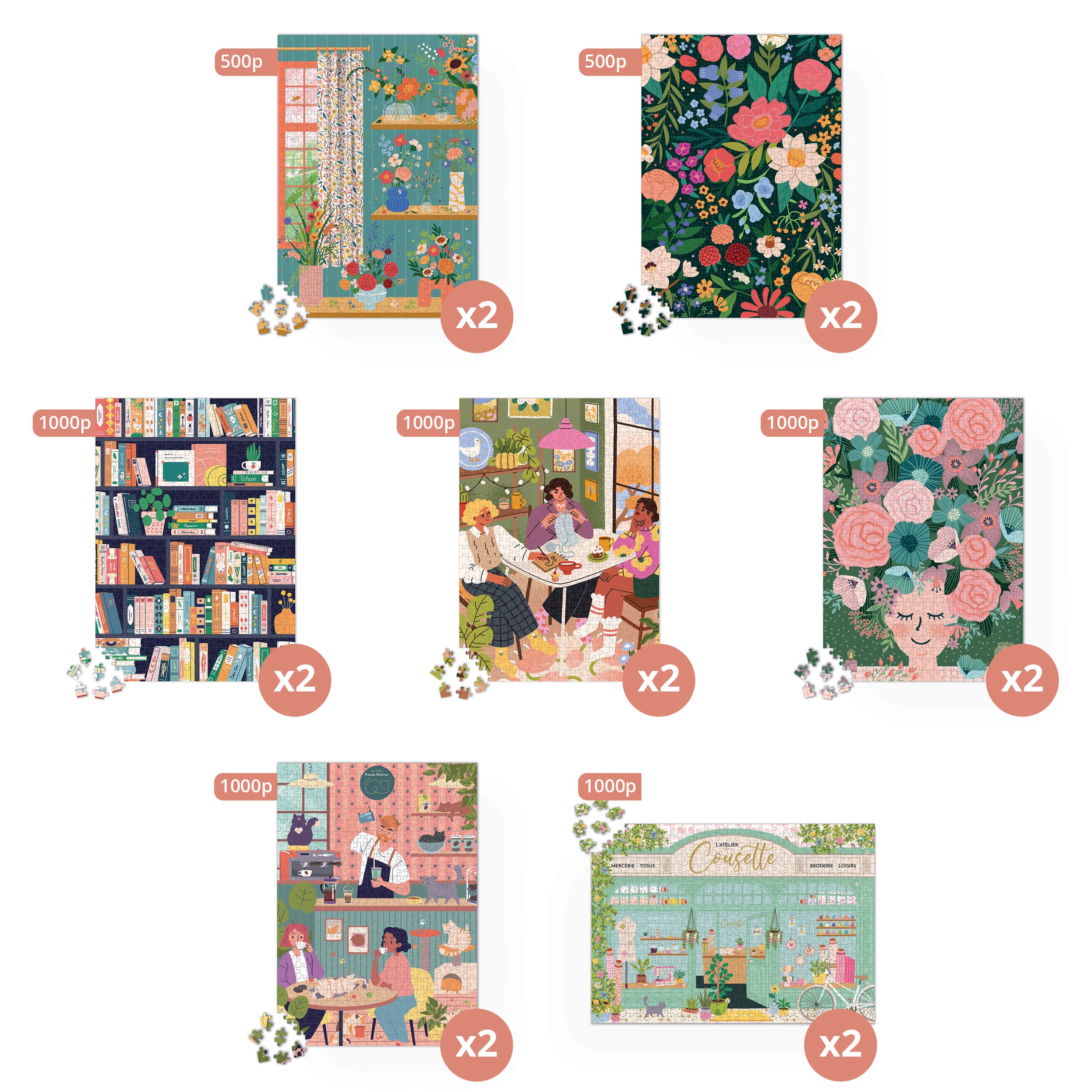 maison-joliette-puzzles-2026-set-14x-500-1000-teile image 1
