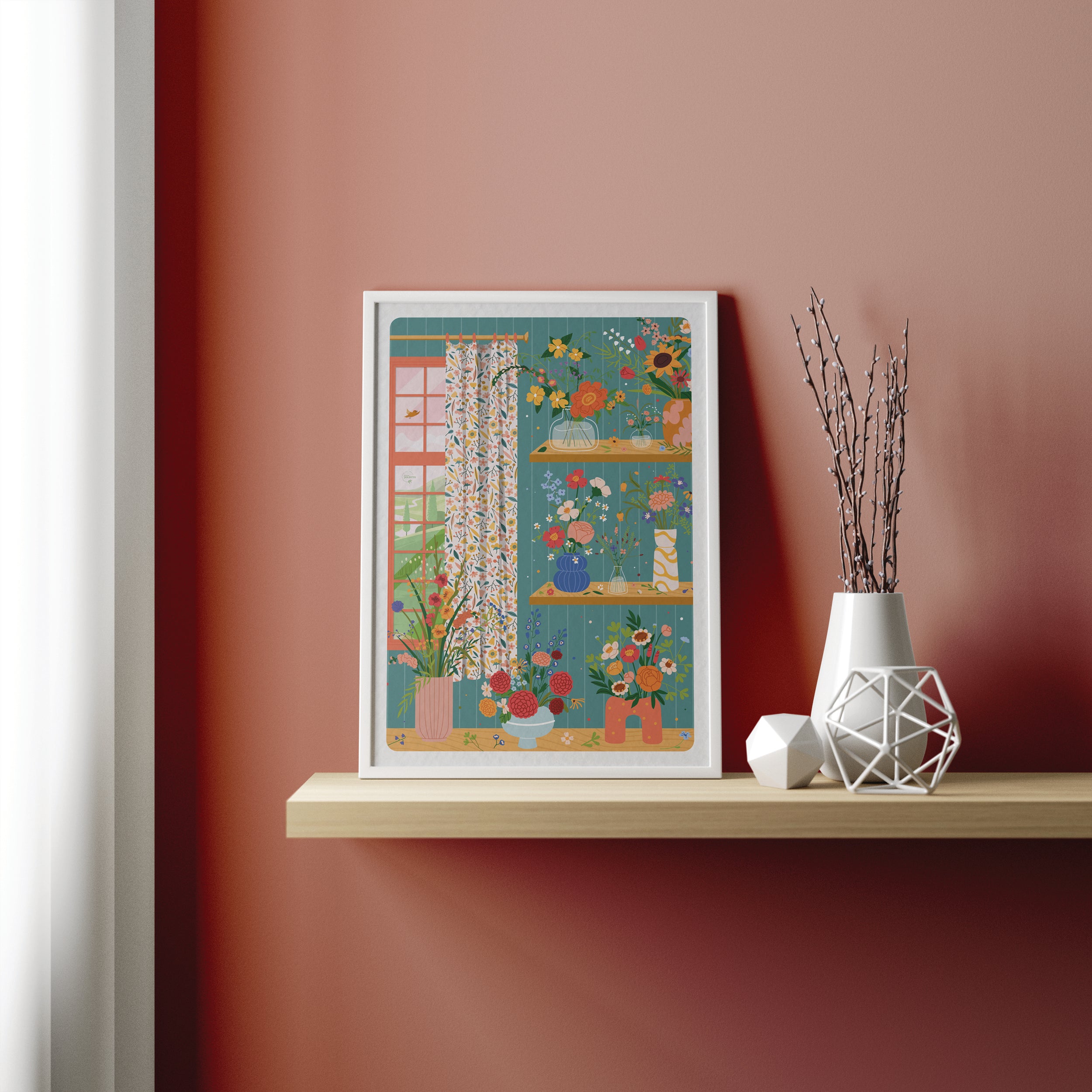 maison-joliette-flower-addict-poster-a4-blumen-250g-papier image 3