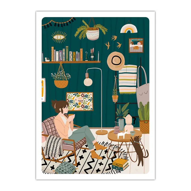 maison-joliette-affiches-cosy-poster-a4-250g-reliefpapier image 1