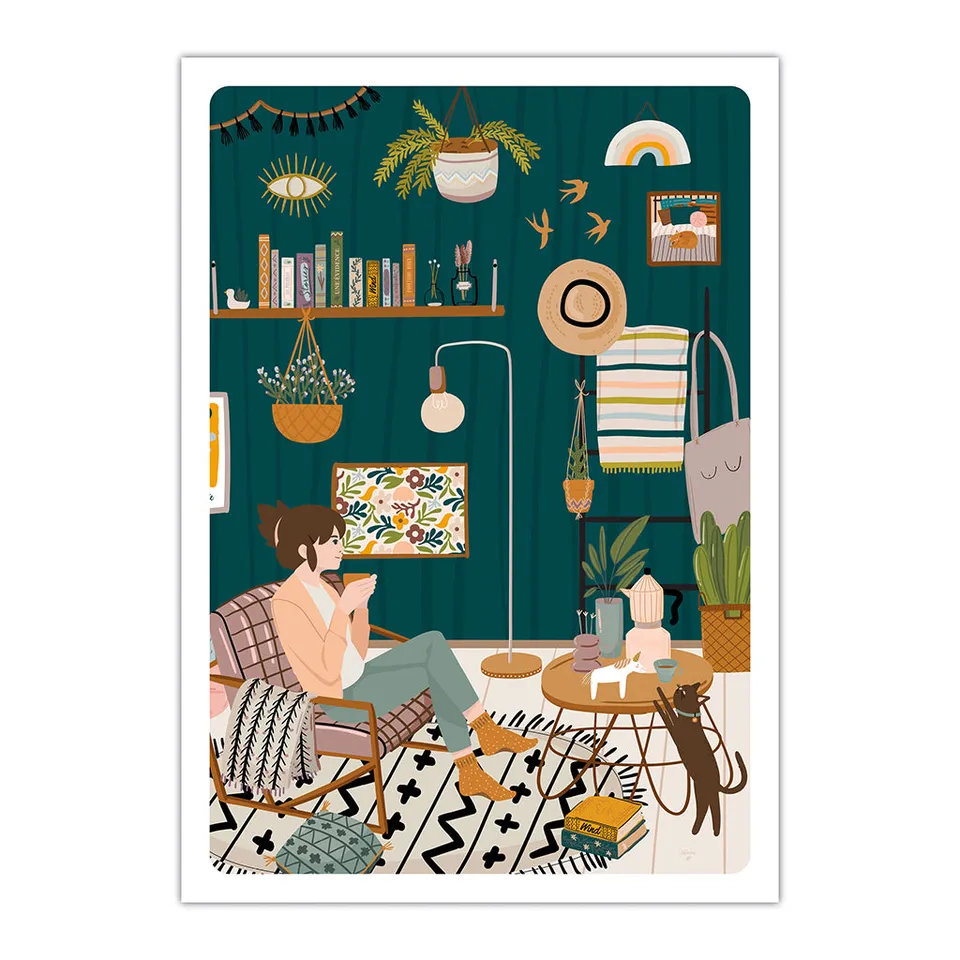 maison-joliette-affiches-cosy-poster-a4-250g-reliefpapier image 1