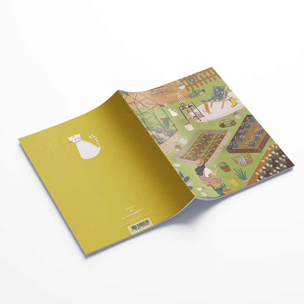 maison-joliette-jardin-secret-notizbuch-a5-liniert-56-seiten image 2