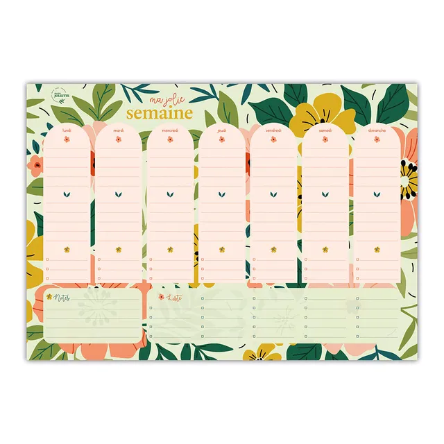 maison-joliette-floraison-wochenplaner-a4-50-blatt-quer image 1