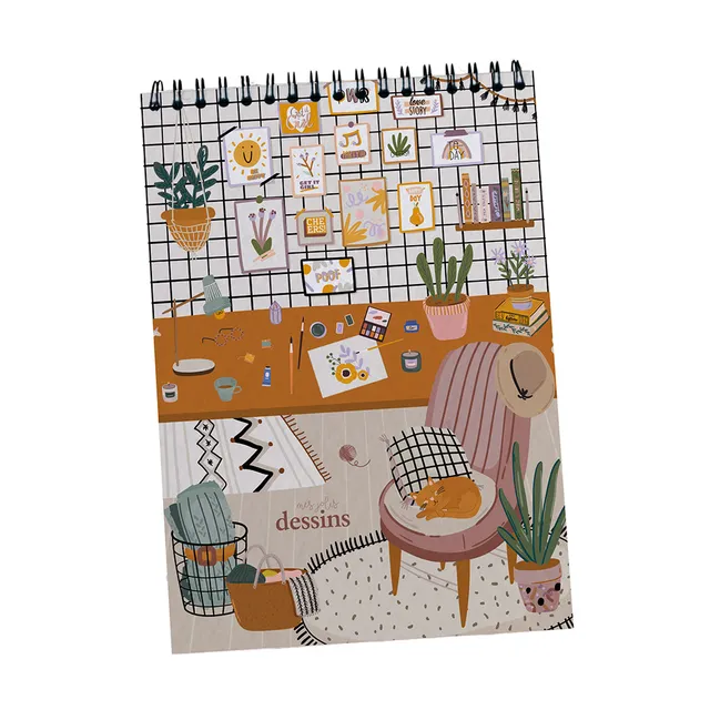 maison-joliette-carnet-de-dessins-skizzenbuch-l-atelier-blanko-15x21 image 1