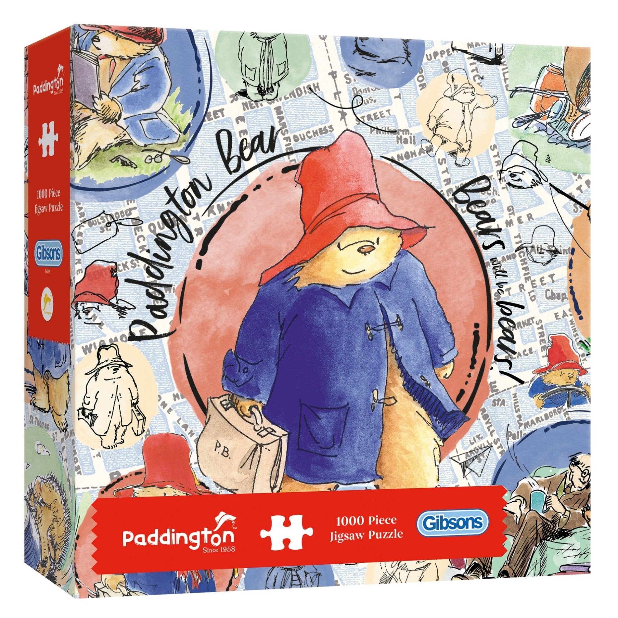 gibsons-traditional-paddington-bear-puzzle-1000-b-r image 1