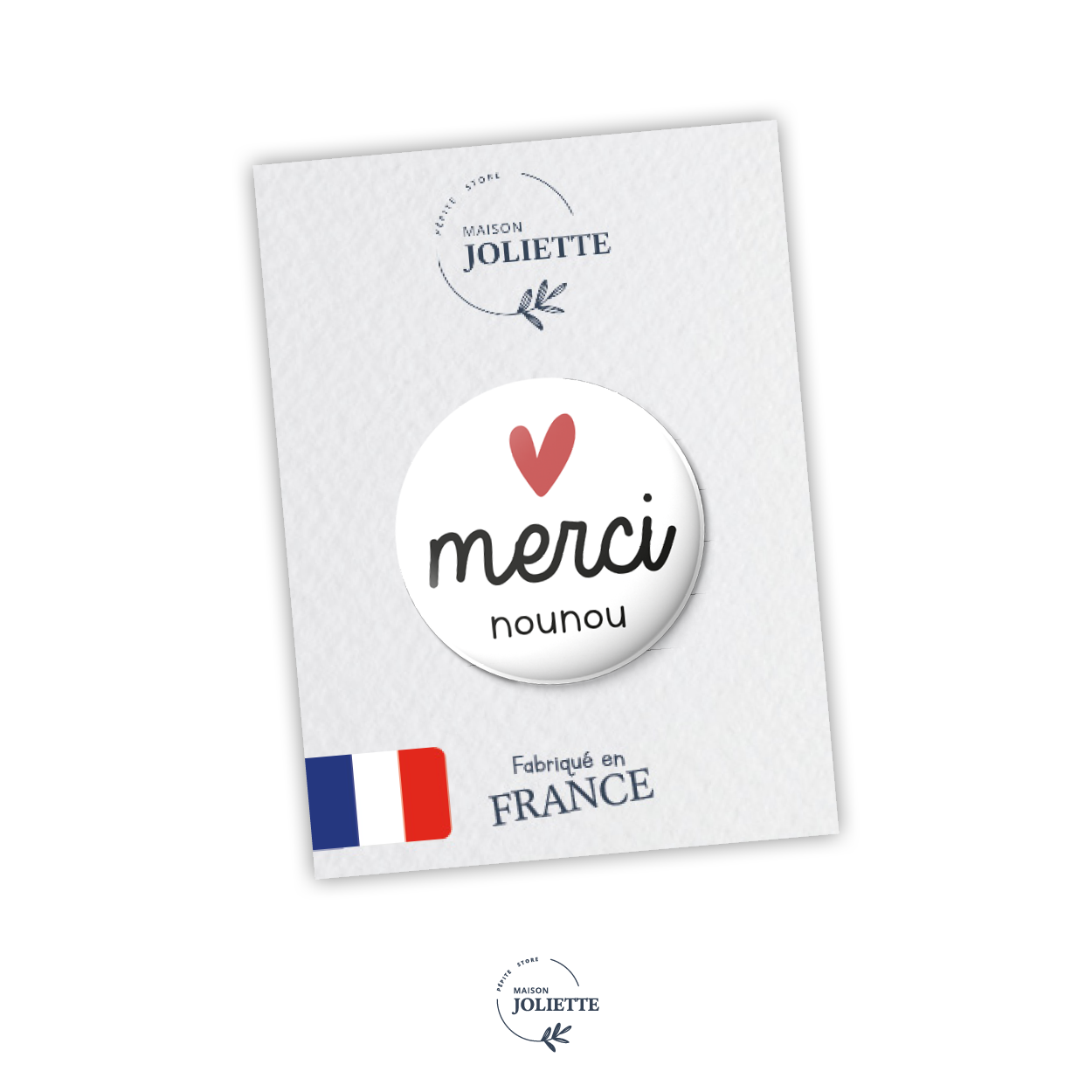maison-joliette-badge-love-merci-nounou-anstecker-32-mm image 2