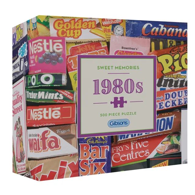 gibsons-sweet-memories-1980s-puzzle-500-teile-retro image 1