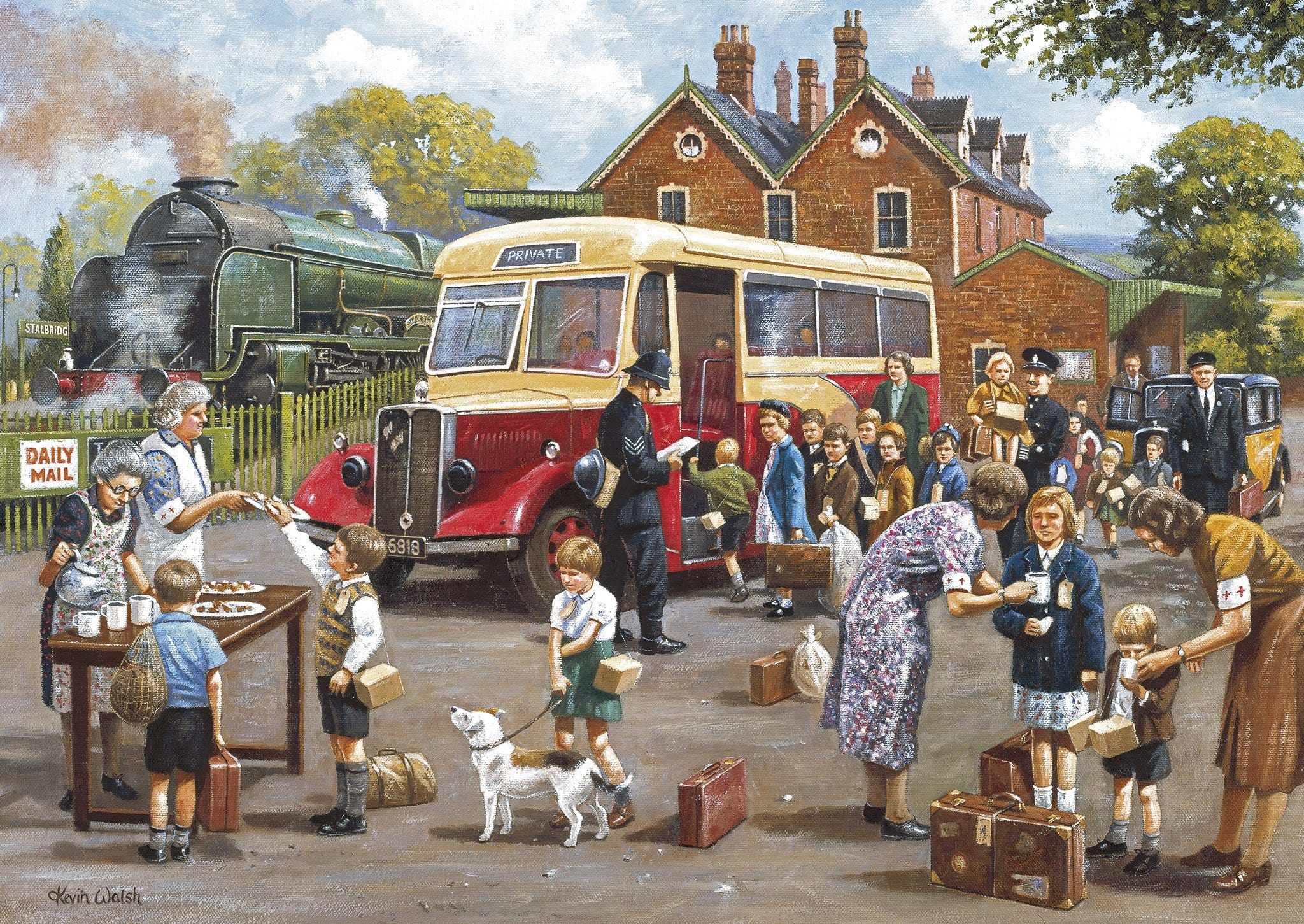 gibsons-the-evacuees-puzzle-4x500-teile-nostalgie image 5
