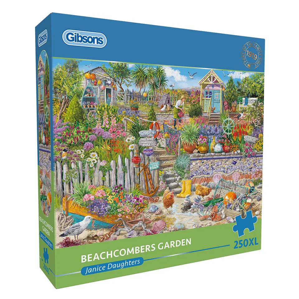 gibsons-beachcomber-s-garden-puzzle-250-xl-teile-garten image 1