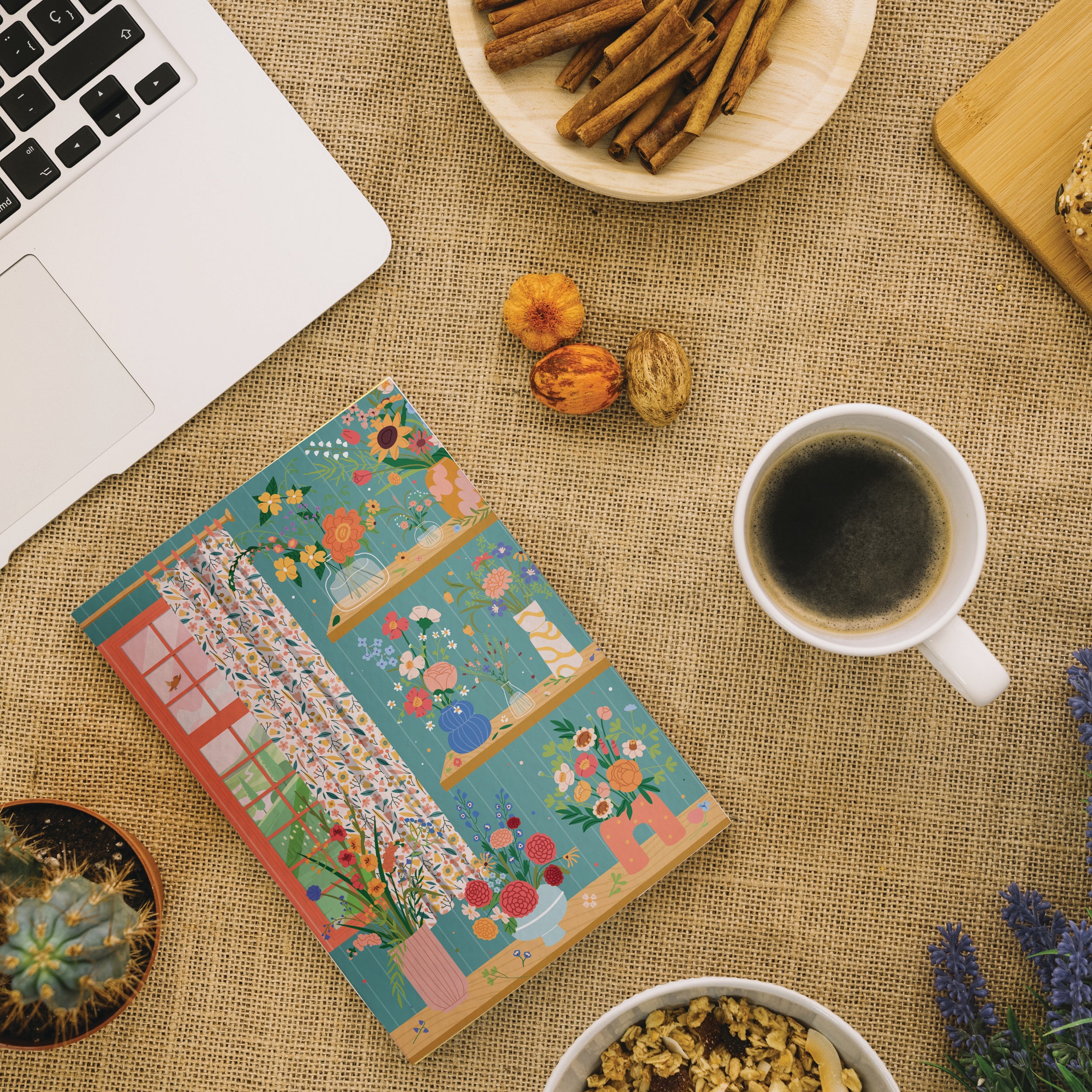 maison-joliette-petit-carnet-a6-flower-addict-notizbuch-liniert image 7