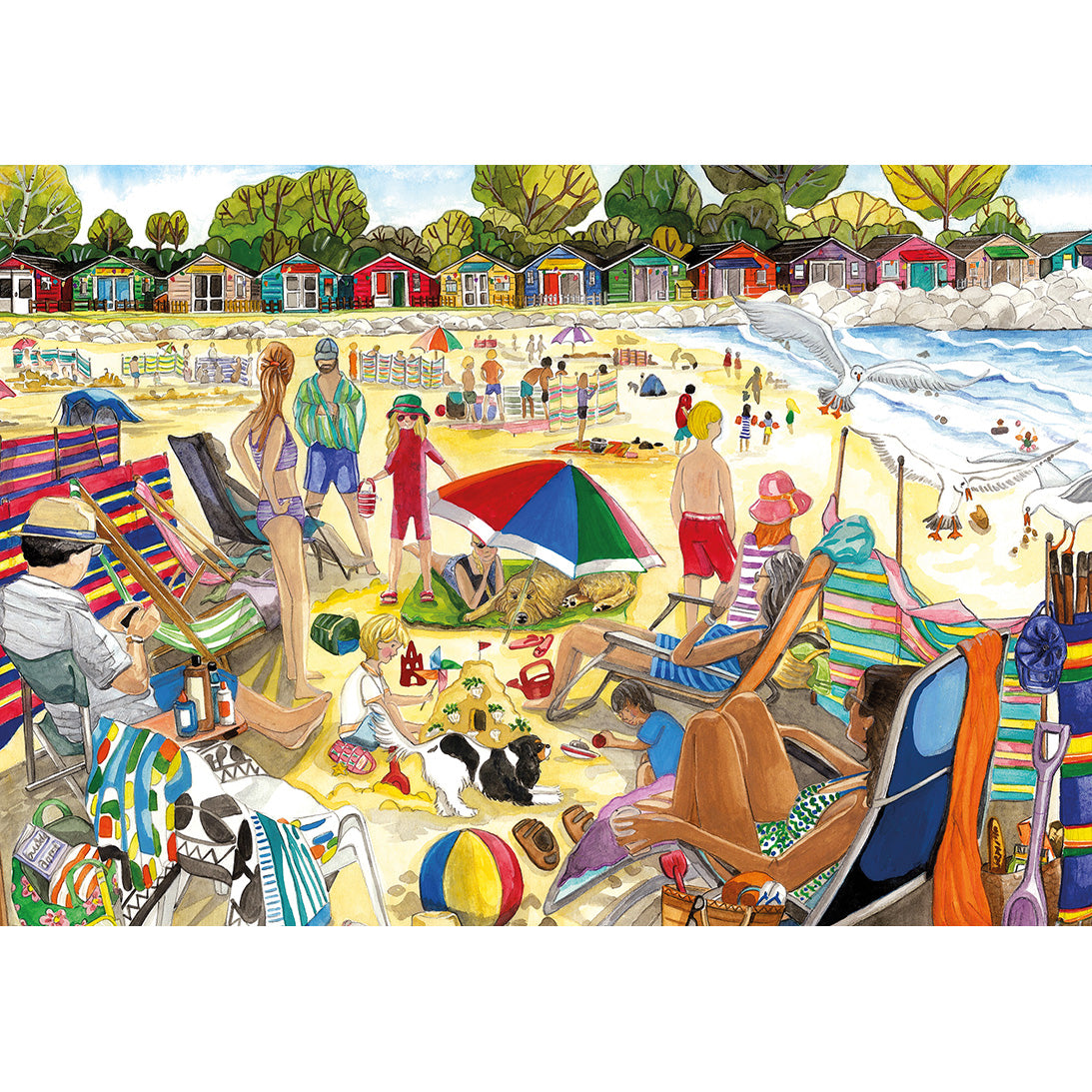 gibsons-a-dog-s-life-4x500-teile-puzzle-set-hundemotiv image 3