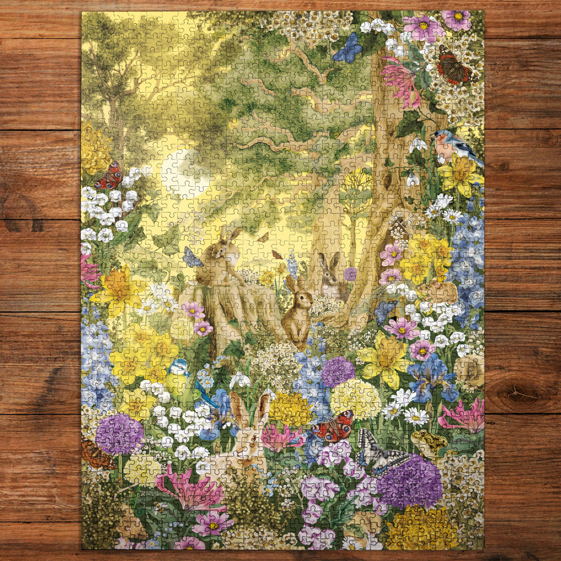 gibsons-spring-dawn-puzzle-1000-teile-hasen image 7