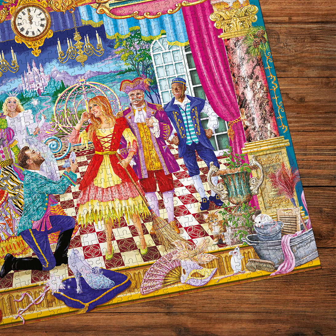 gibsons-the-glass-slipper-1000-teile-puzzle-weihnachten image 2
