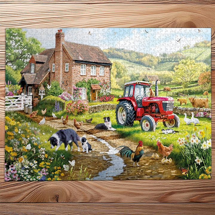 gibsons-traditional-macneil-farm-puzzle-500-xl-bauernhof image 2