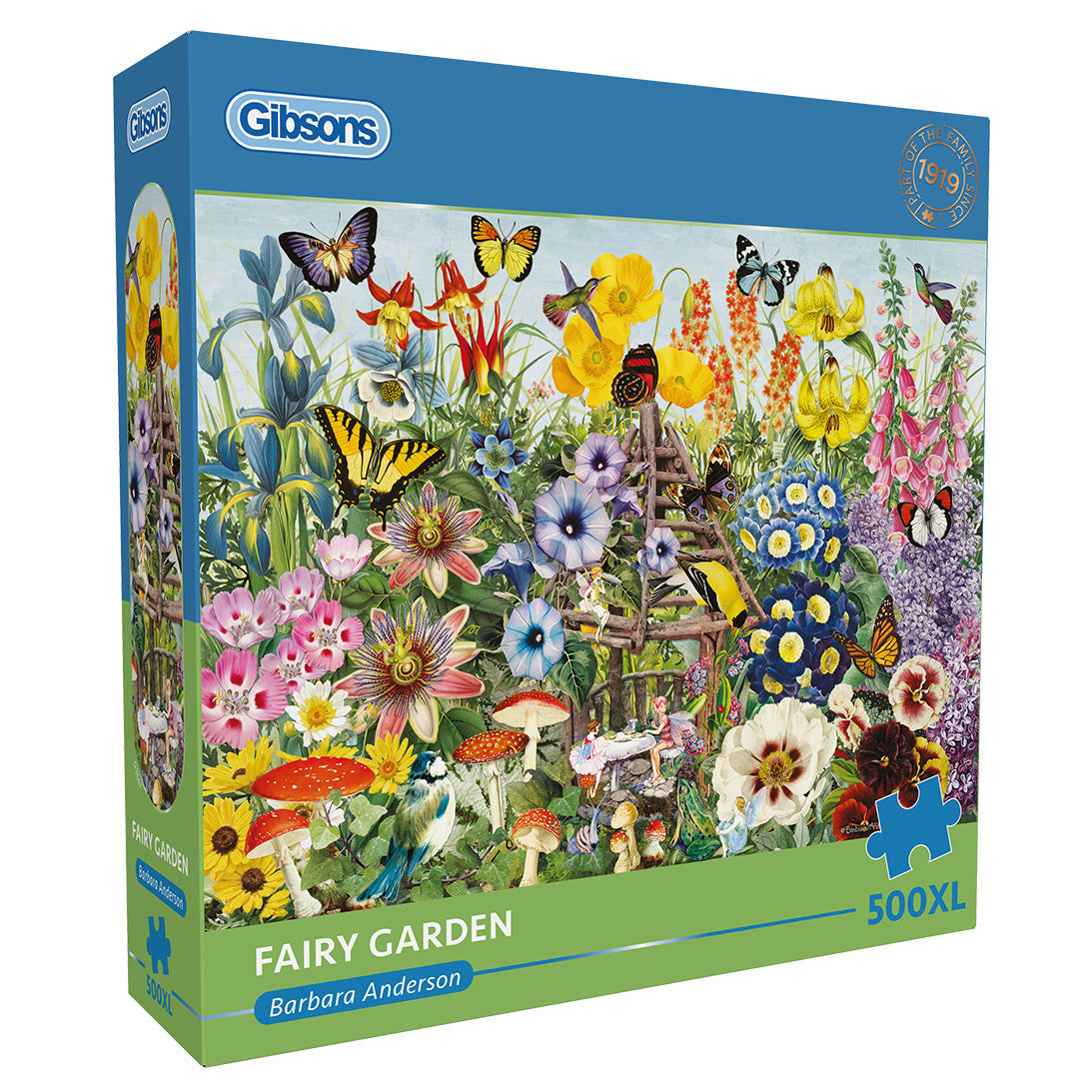 gibsons-fairy-garden-puzzle-500-xl-teile-feen-garten image 1