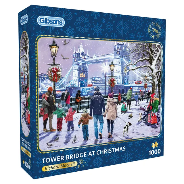 gibsons-tower-bridge-at-christmas-puzzle-1000-teile-winter image 1