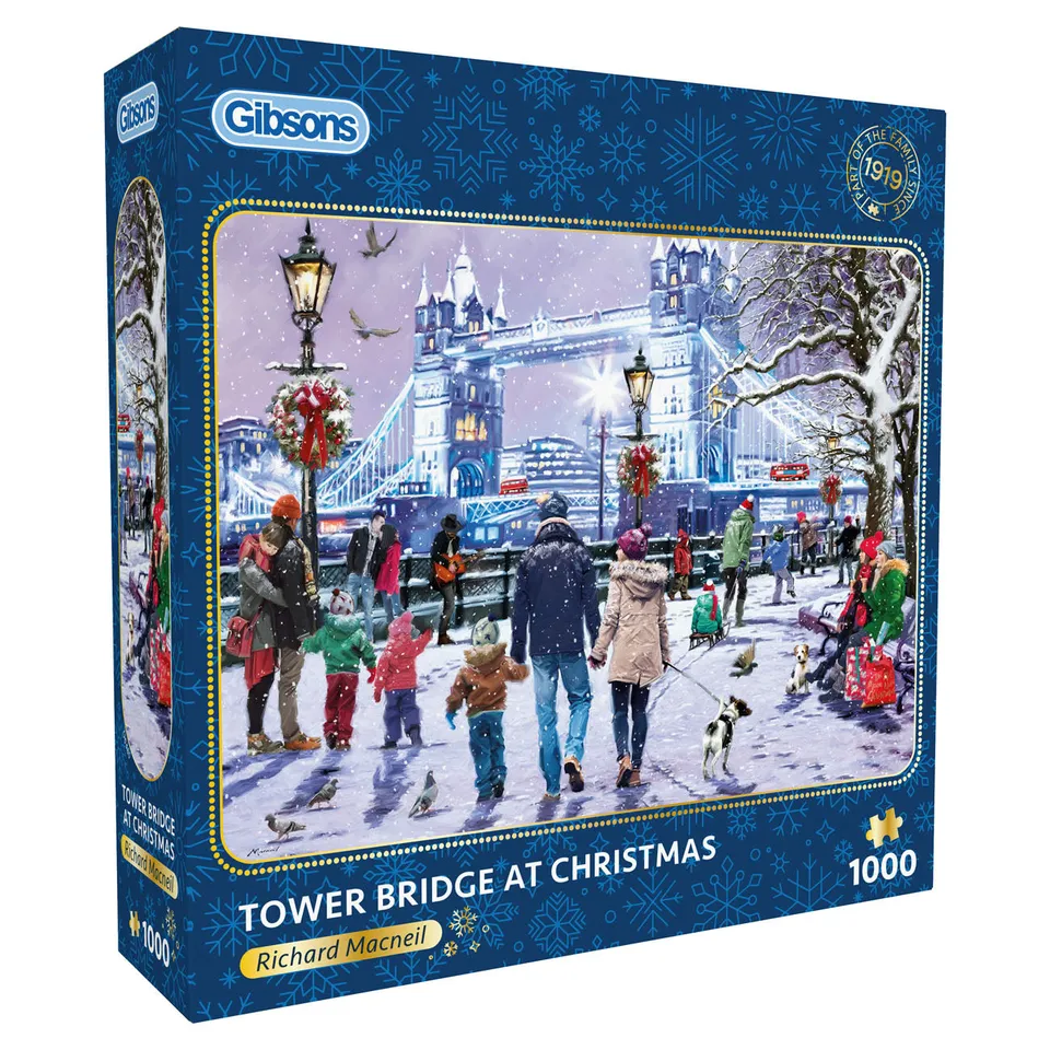 gibsons-tower-bridge-at-christmas-puzzle-1000-teile-winter image 1