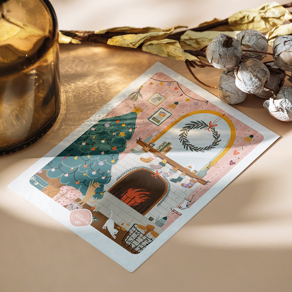 maison-joliette-au-coin-du-feu-postkarte-mit-umschlag image 7