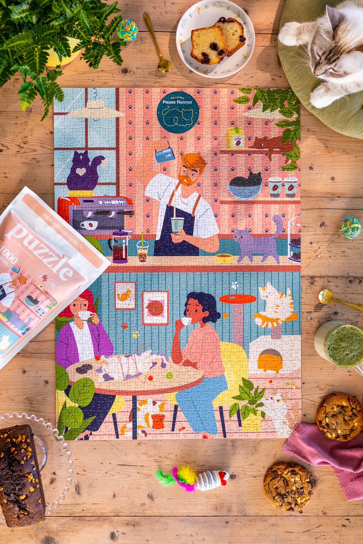 maison-joliette-pause-ronron-puzzle-1000-teile-49x68 image 2