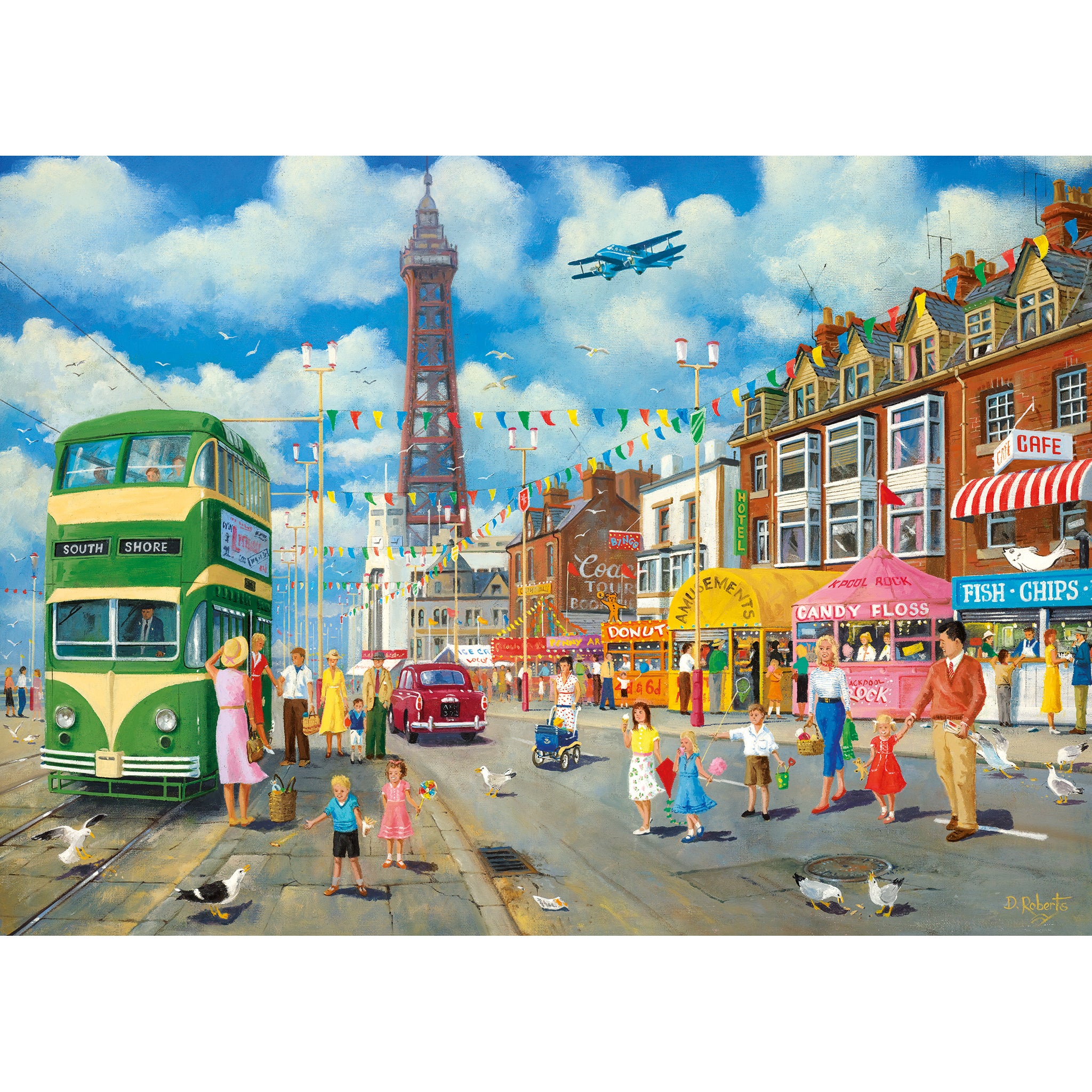 gibsons-blackpool-promenade-puzzle-1000-teile-nostalgie image 7