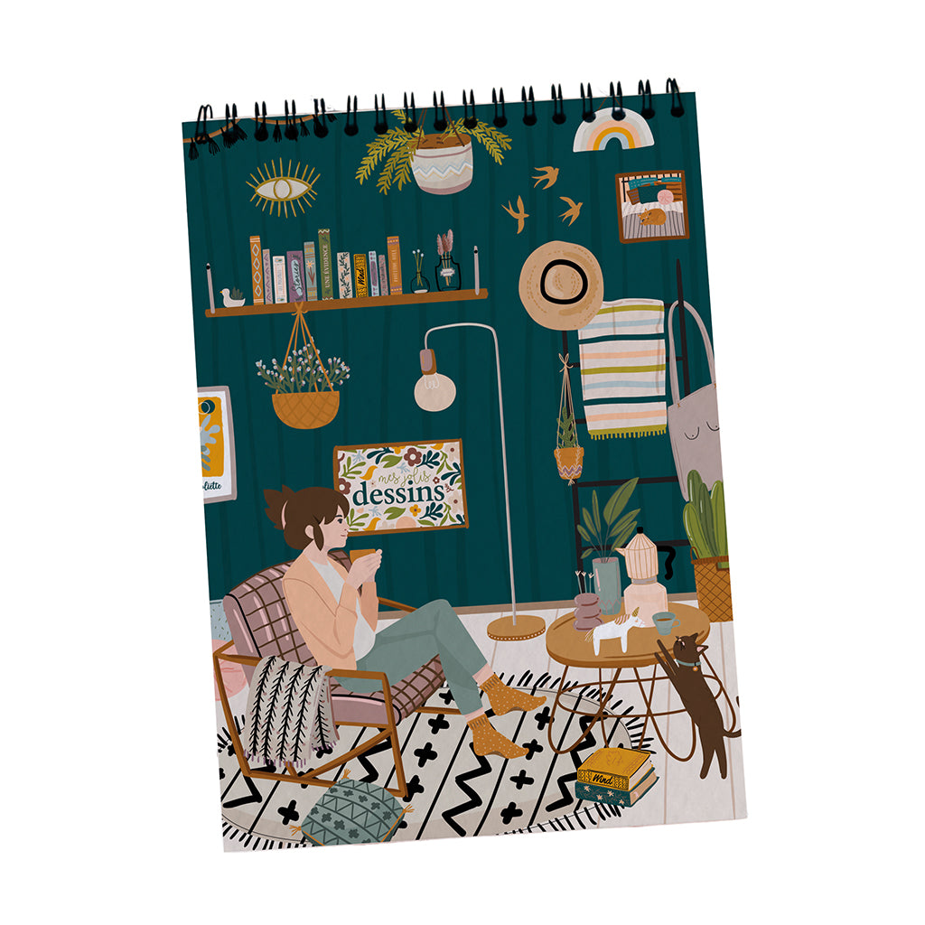 maison-joliette-carnet-cosy-skizzenbuch-15x21-cm-blanko image 1