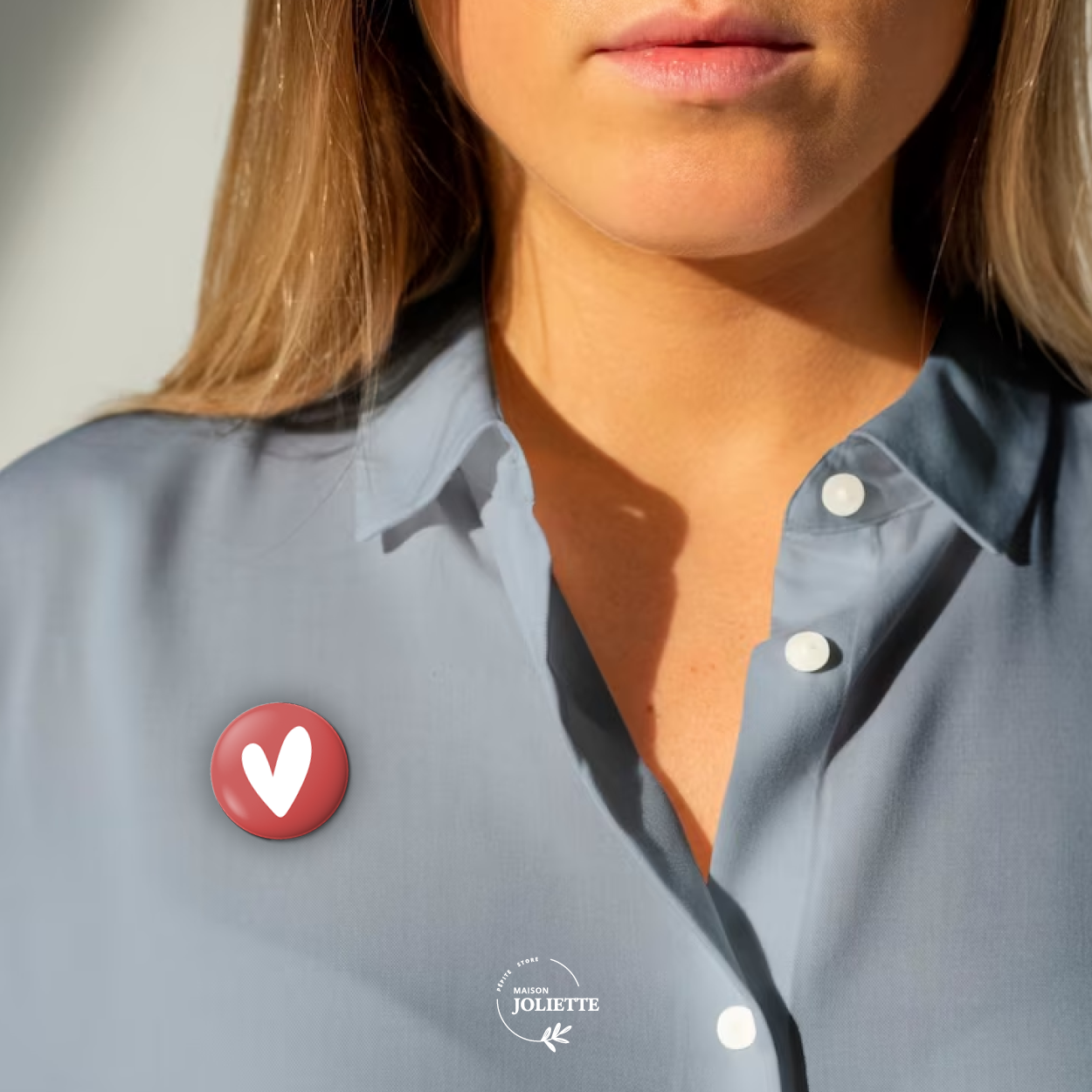 maison-joliette-love-button-rotes-herz-32-mm-matt image 4