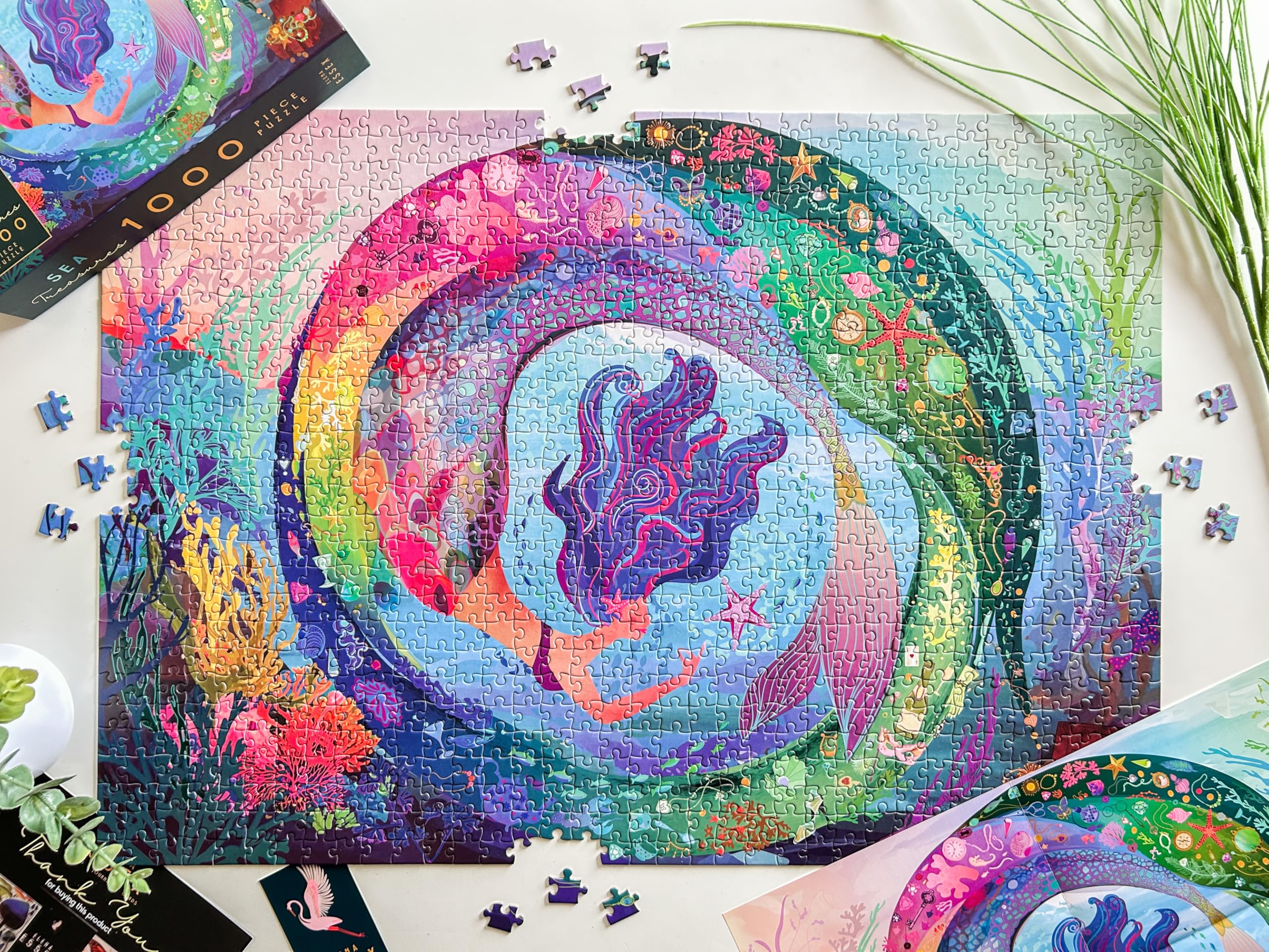 elena-essex-sea-treasures-puzzle-1000-teile-meerjungfrau-70-cm image 6