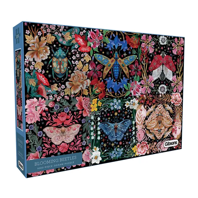 gibsons-blooming-beetles-puzzle-1000-teile-blumen-k-fer image 1
