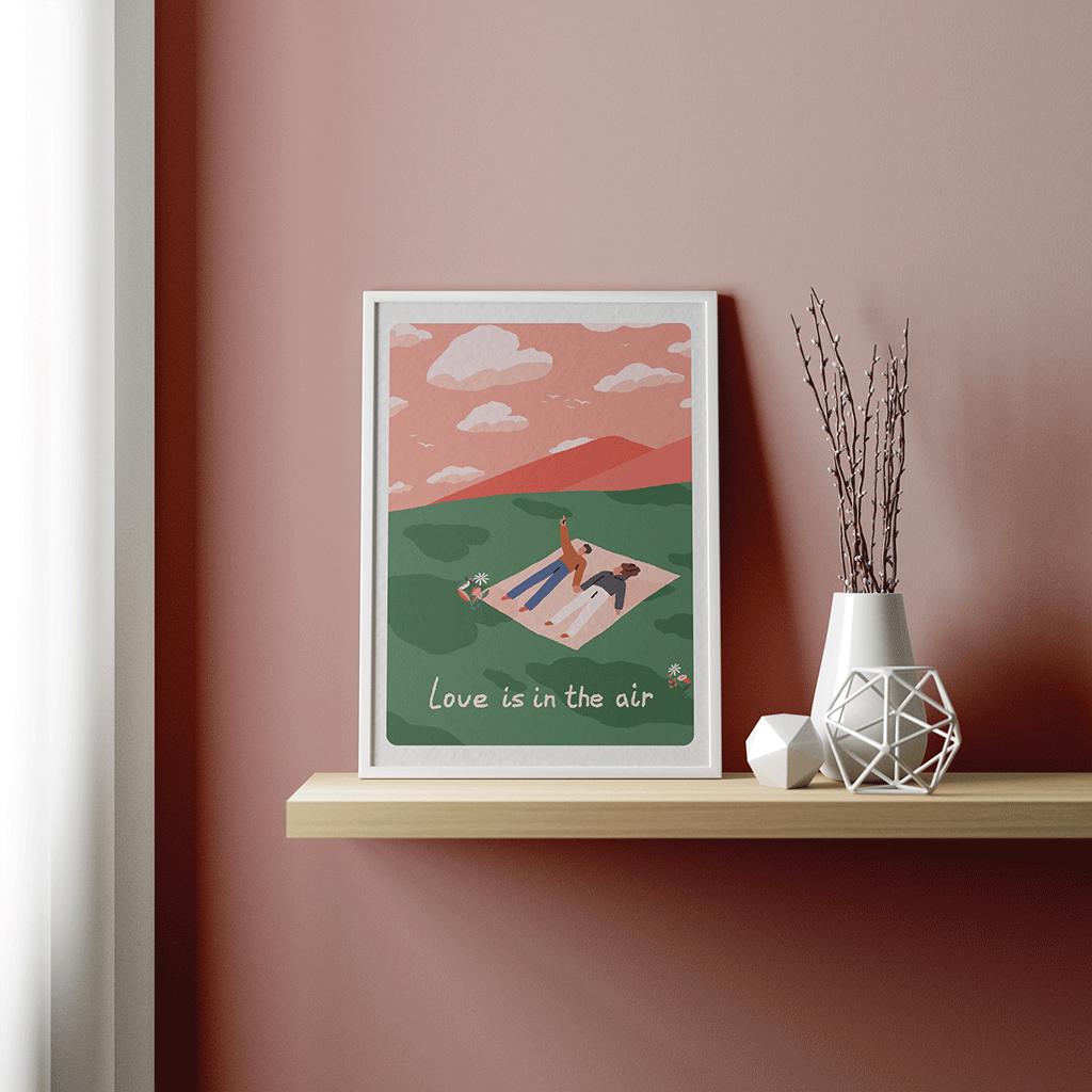 maison-joliette-love-is-in-the-air-poster-a4-21x29-7-cm image 3