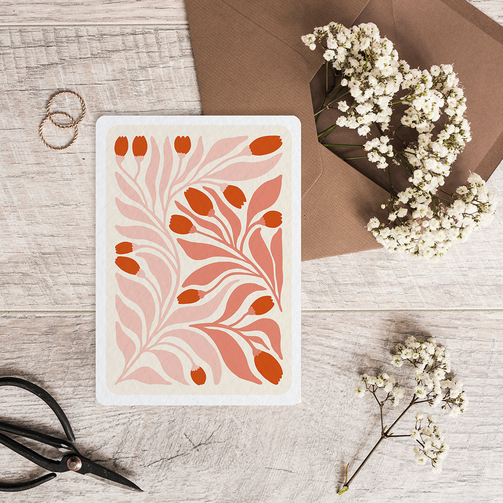 maison-joliette-cartes-postales-floral-1-tulipes-postkarte-mit-kraft-umschlag image 7