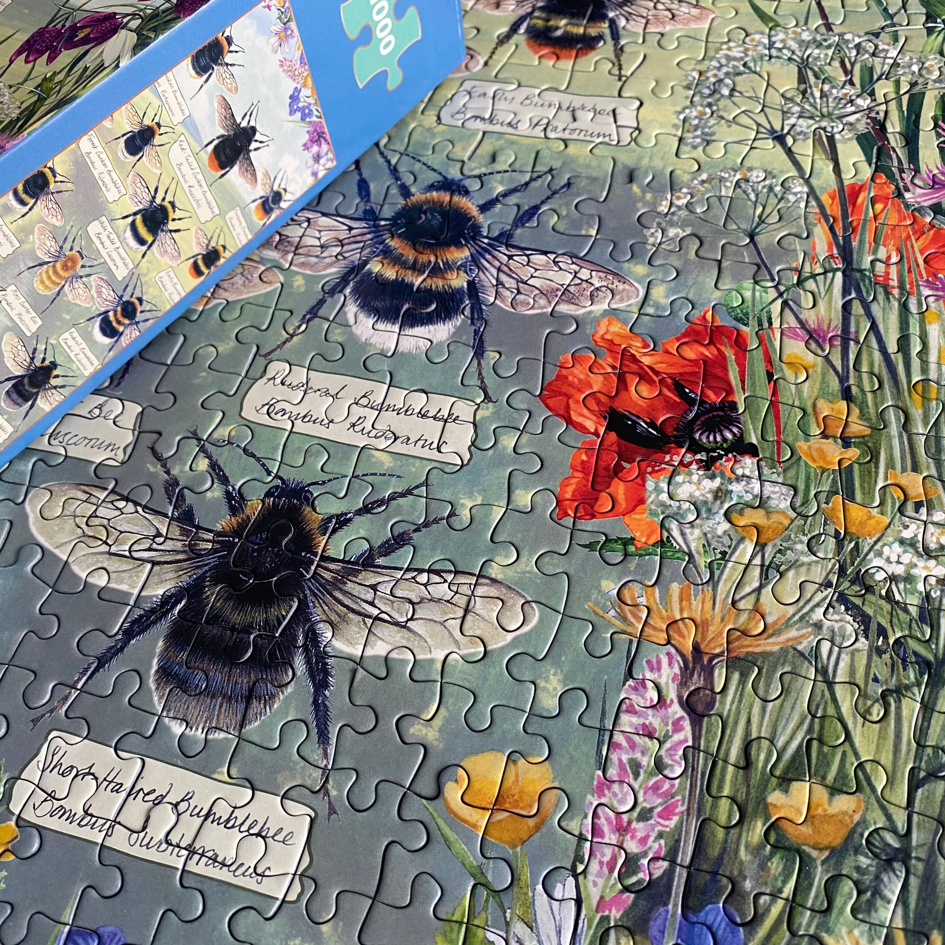 gibsons-brilliant-bees-puzzle-1000-teile-bienen image 3
