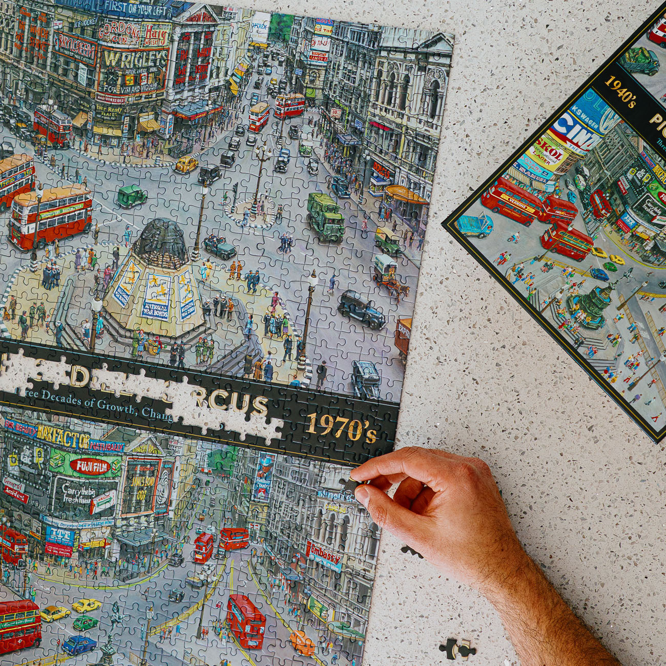 gibsons-piccadilly-circus-puzzle-1000-teile-london-nostalgie image 2
