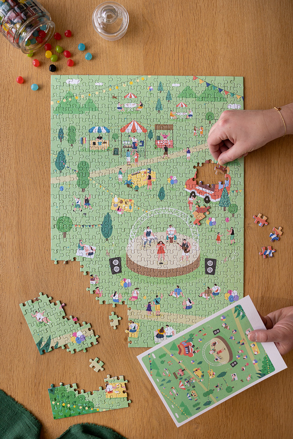 maison-joliette-puzzles-un-air-de-f-te-puzzle-500-teile-leicht image 7