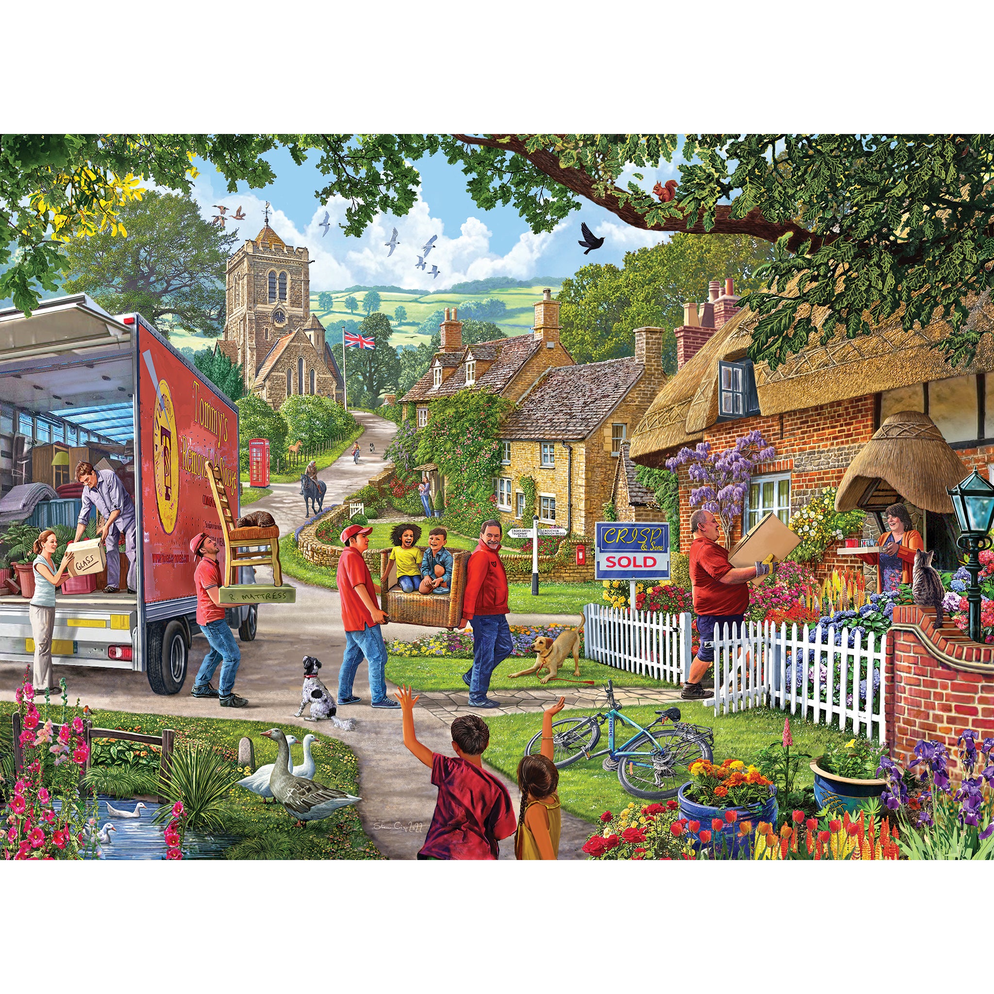 gibsons-moving-day-500-teile-puzzle-cottage-umzug image 4