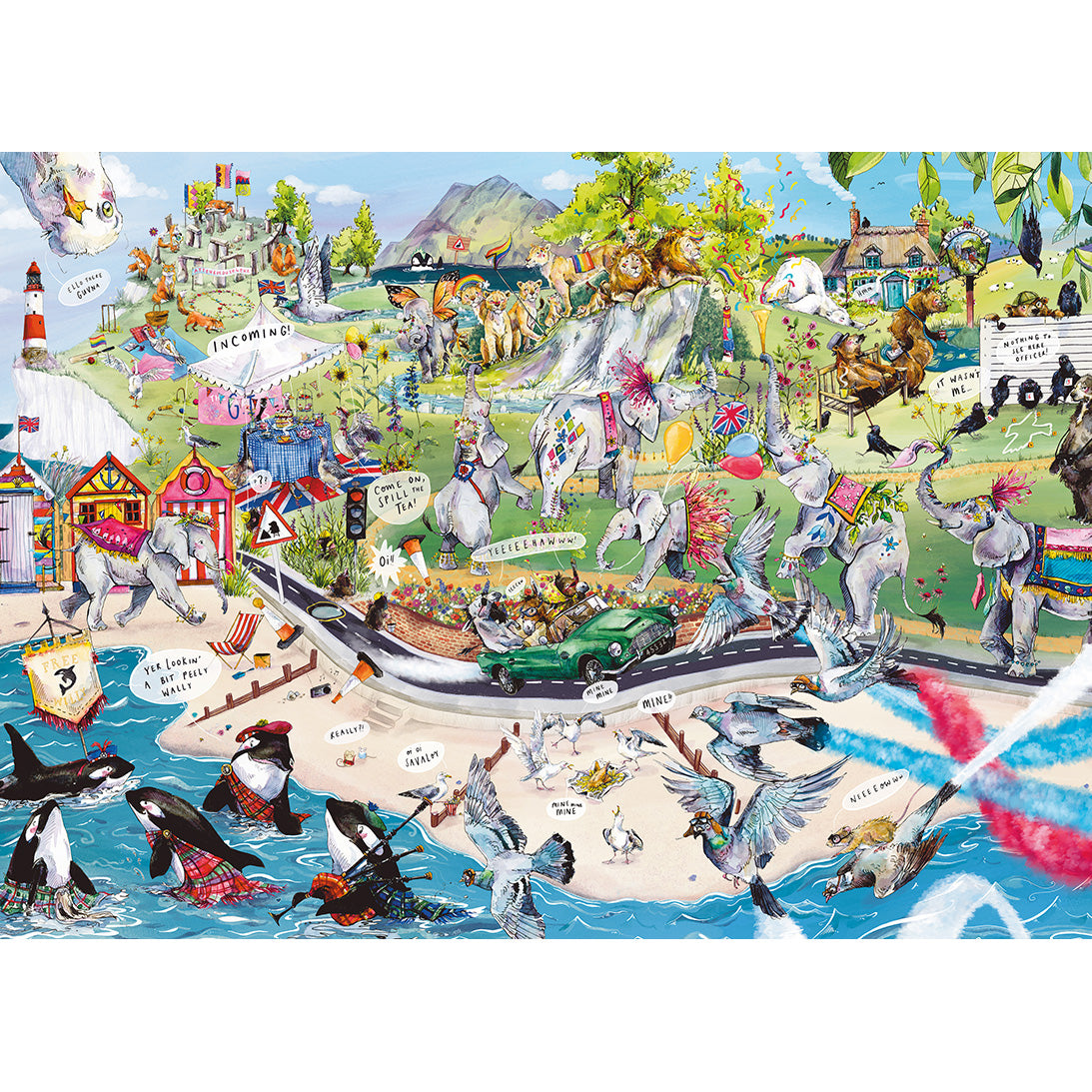 gibsons-herd-of-hilarity-puzzle-1000-teile-tiere-humor-snowtap image 4