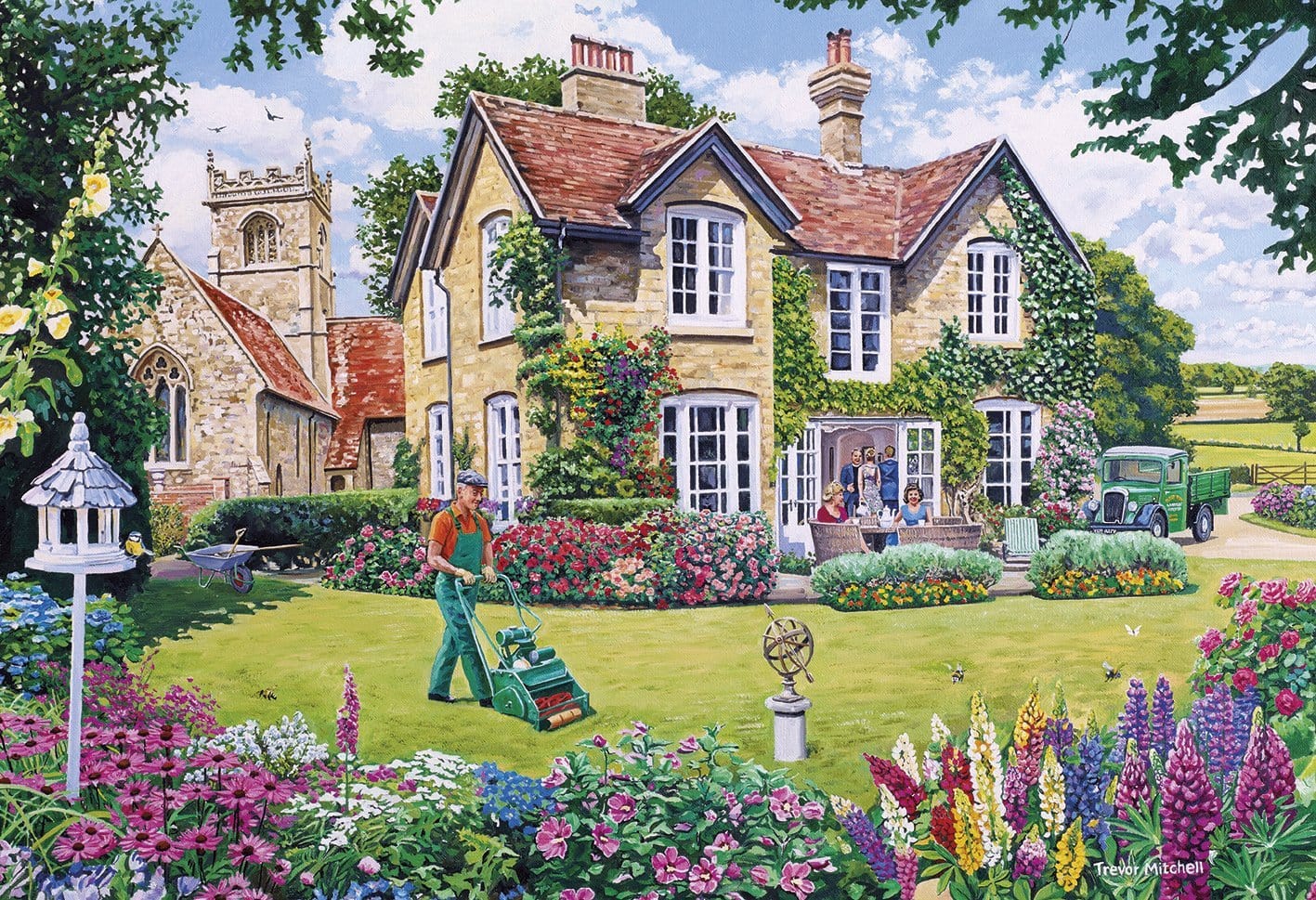 gibsons-the-gardener-s-round-4x500-teile-puzzle-garten image 4