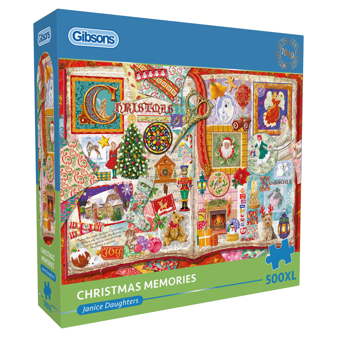 gibsons-christmas-memories-puzzle-500-xl-weihnachten image 1