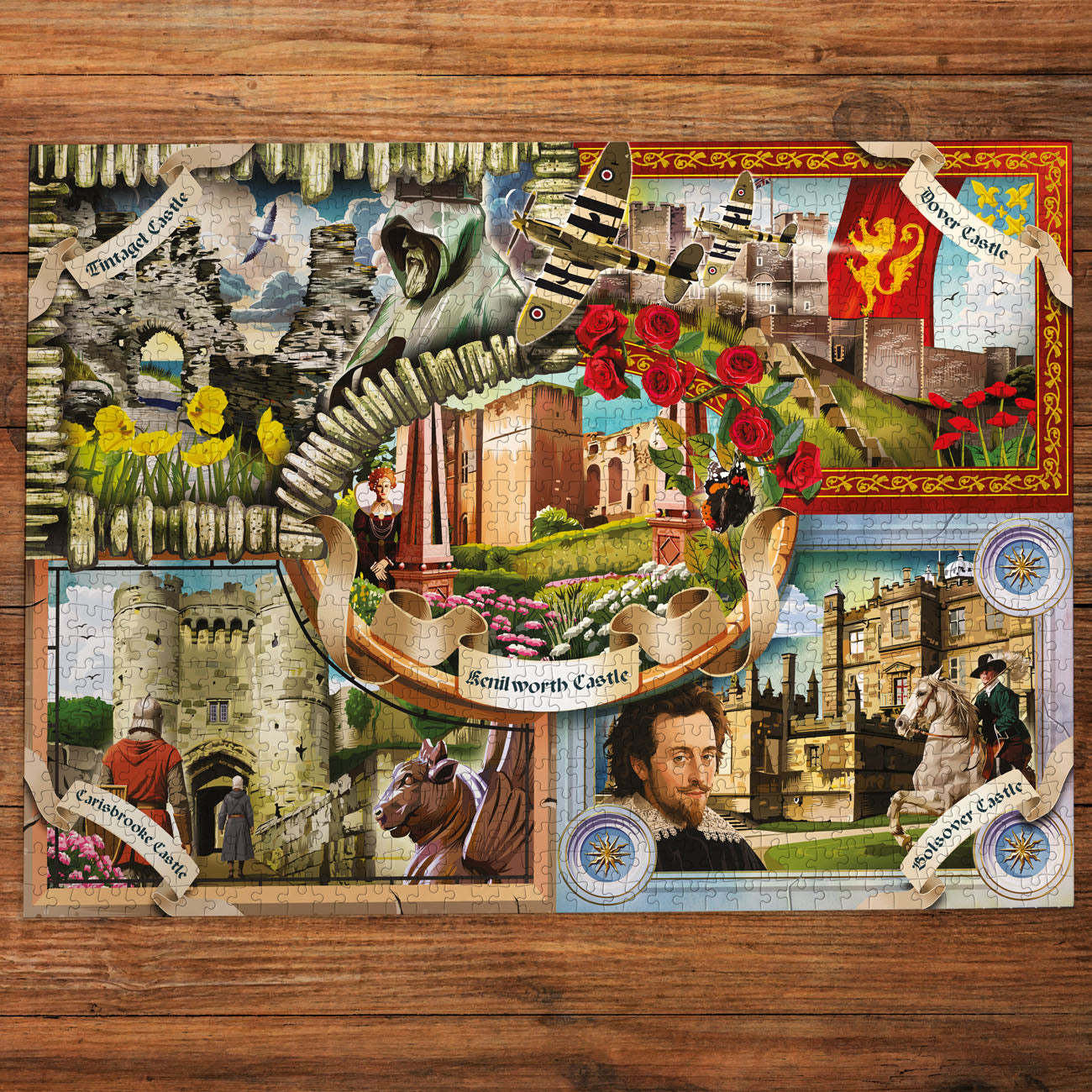 gibsons-castles-of-england-puzzle-1000-teile-burgen image 3