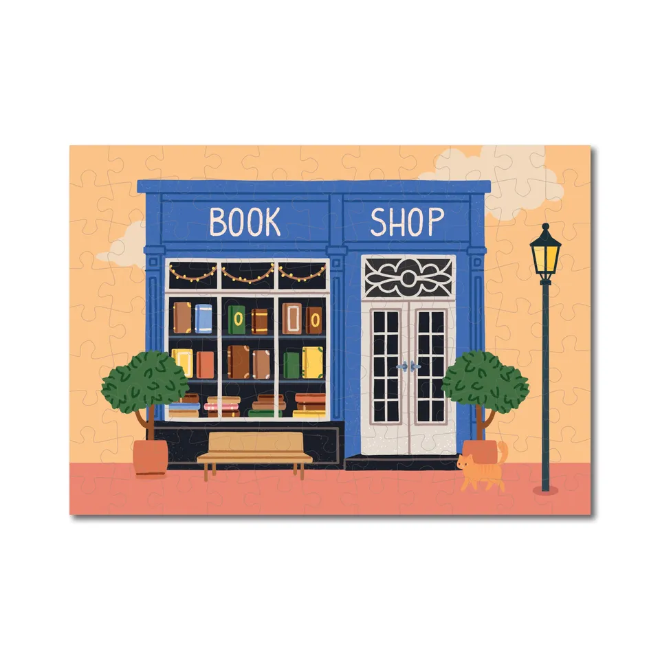 maison-joliette-book-shop-minipuzzle-99-teile-10-5x14-8-cm image 1