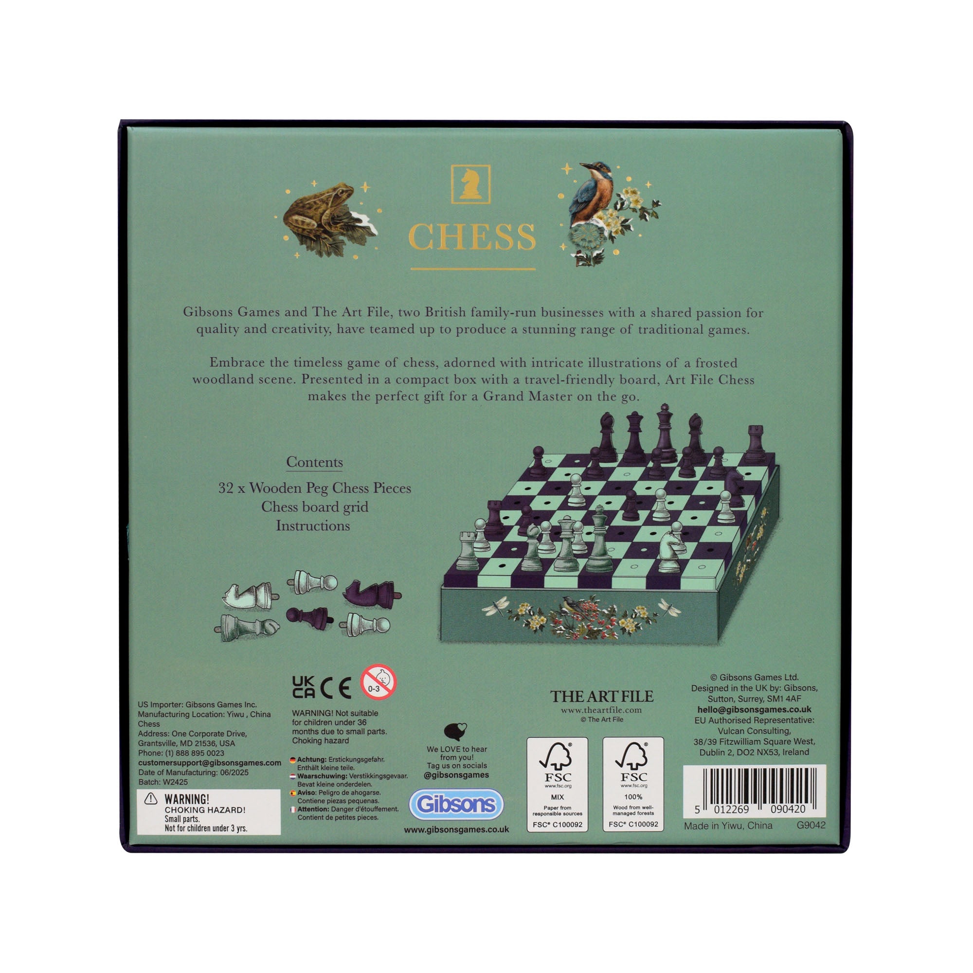 gibsons-the-art-file-chess-schachspiel-holz-reise image 7