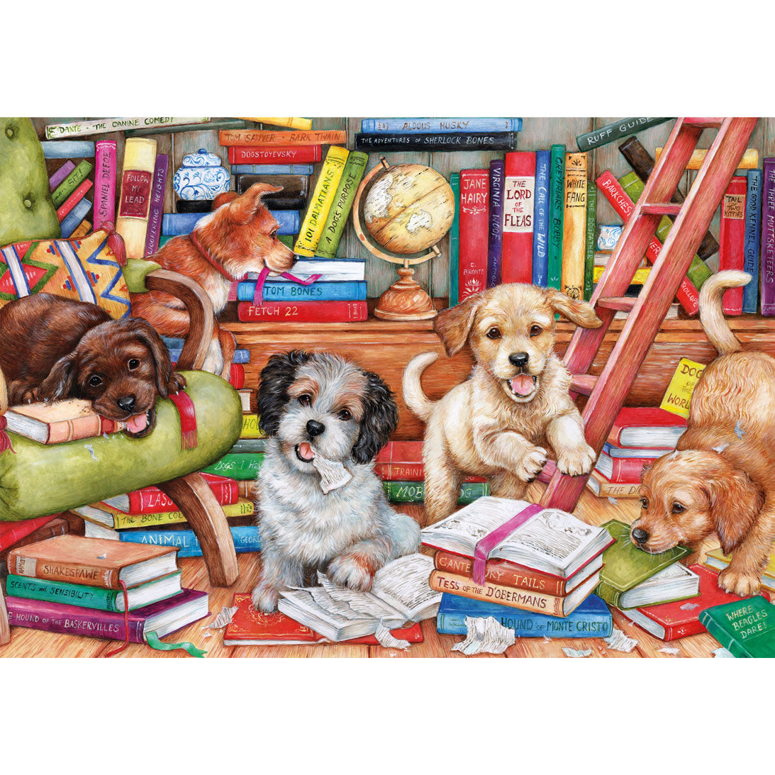 gibsons-shaggy-dog-story-puzzle-100-xxl-hunde image 8