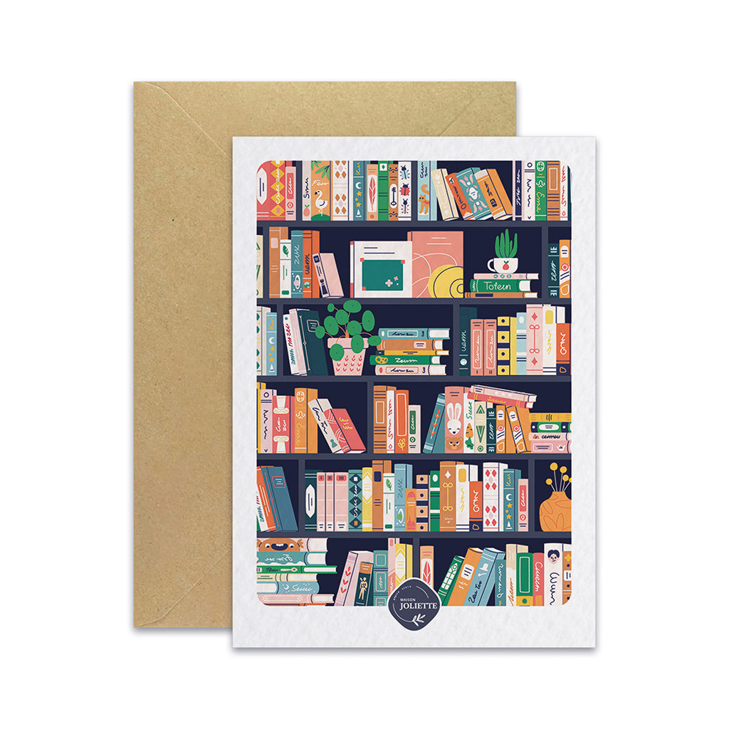 maison-joliette-book-lovers-postkarte-mit-umschlag image 1