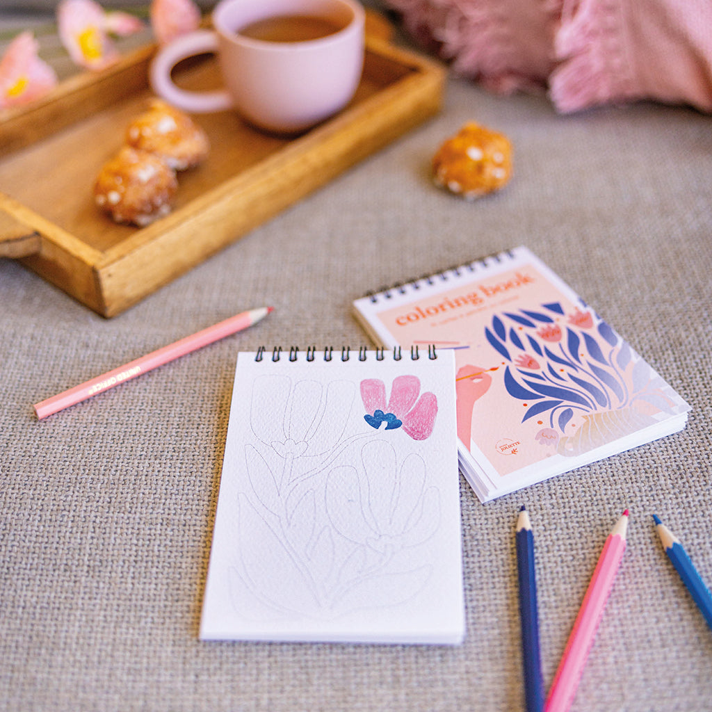 maison-joliette-carnet-a6-floral-2-malbuch-14-seiten-300g image 5
