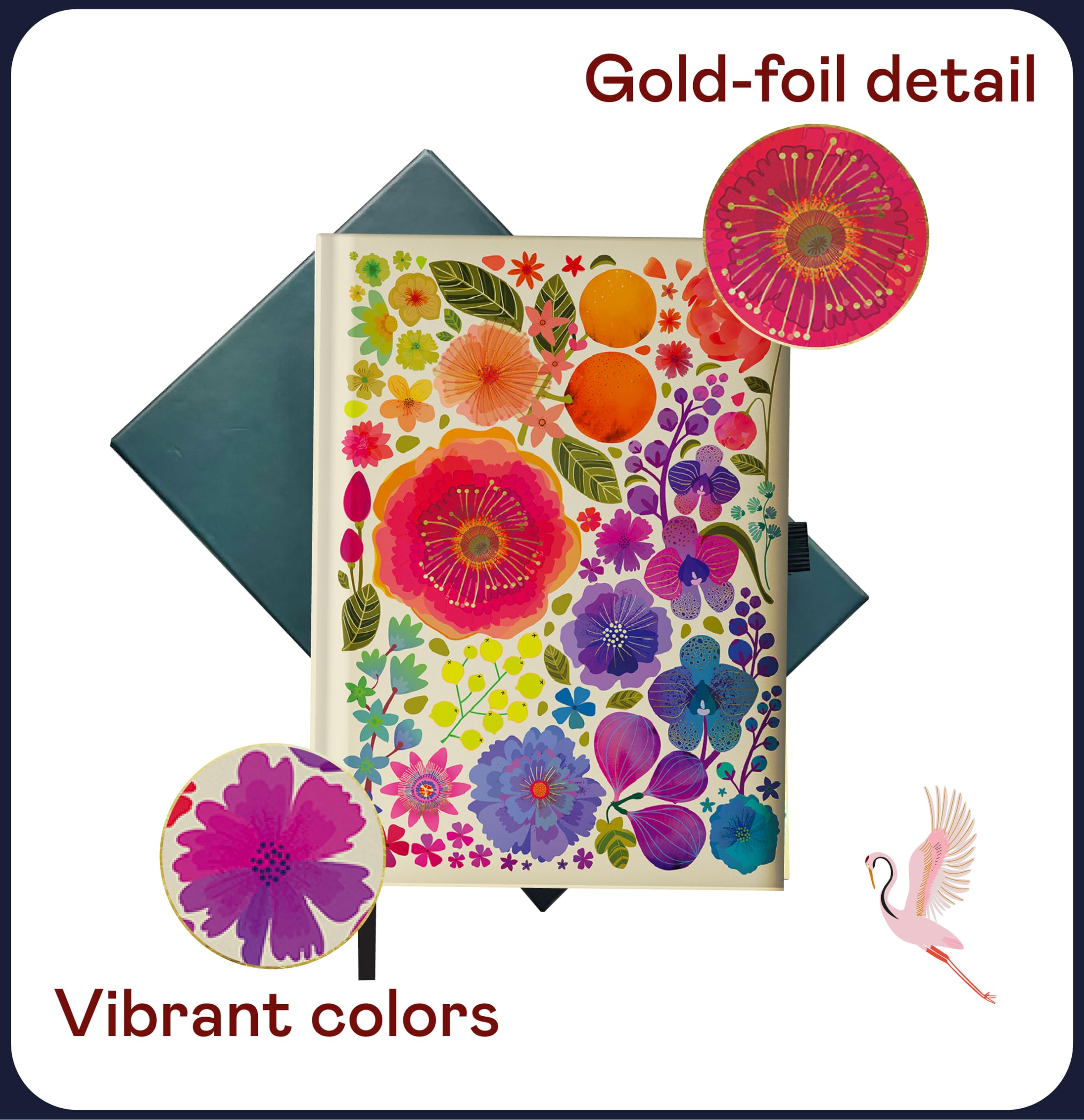 elena-essex-blumen-notizbuch-a5-liniert-goldfolie-box image 7