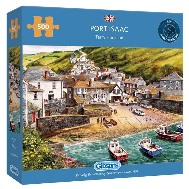 Gibsons Port Isaac Puzzle 500 Teile Küstenhafen