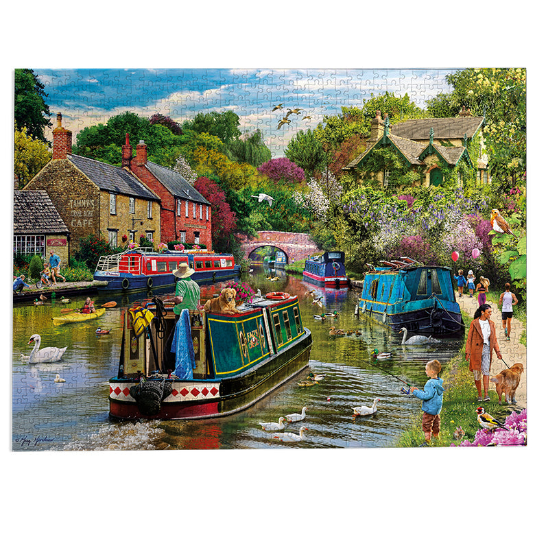 gibsons-traditional-river-retreat-puzzle-1000-teile-flussboot image 7